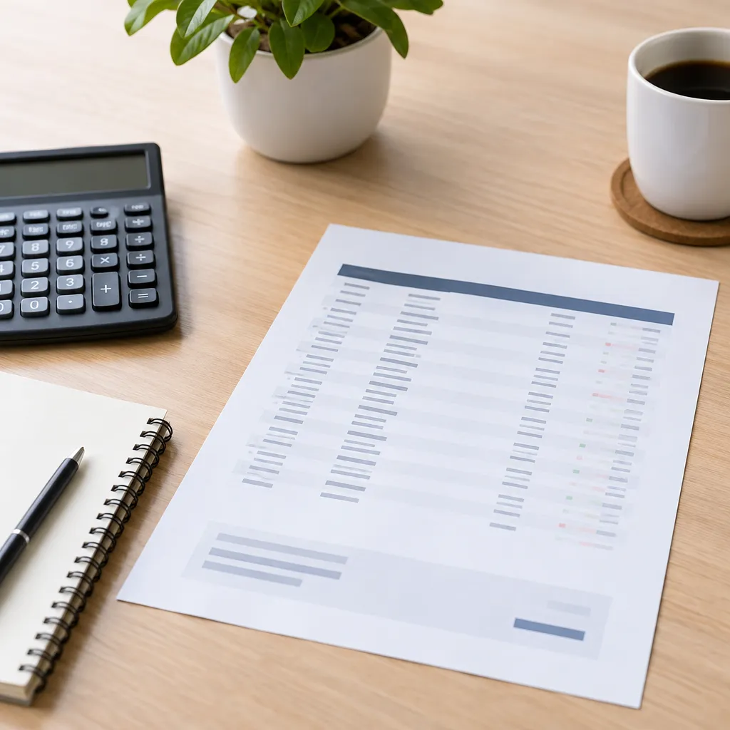 Check fees and reconcile the statement with your records for bank statement example